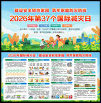 2026国际减灾日宣传栏