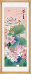中式荷花写意国画