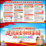 2026国际减灾日展板