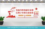 长征主题党建文化墙