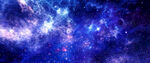 蓝色梦幻宇宙星空背景图