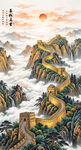 玄关山水画