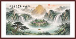 大厅山水画