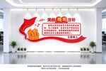 新时代党的教育方针文化墙