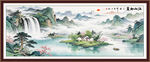 经理办公室山水画