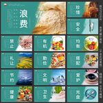食堂文化展板 