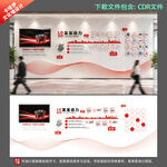 企业发展历程文化墙
