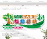 健康四大基石文化墙