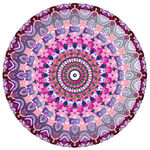 圆形精致精美花纹图案