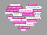 心形文字装饰墙