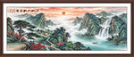 迎客松装饰画