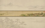 新中式古风宋式美学山水画壁画