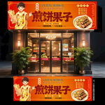 煎饼果子门头