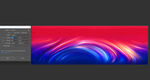 红蓝炫彩弧形光效超大高清背景