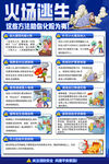 火场逃生科普宣传海报