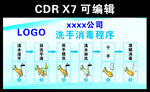 洗手消毒程序指引图