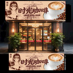 咖啡店门头