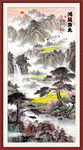 玄关山水画