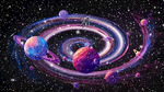 星空星球宇航太空背景