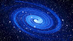 星空顶蓝色背景