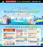 全国卫生与健康大会宣传栏