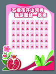 民族团结石榴主题签到墙