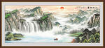 山水国画风景图