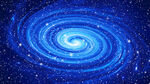 蓝色旋涡宇宙太空星空