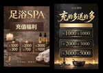 足浴SPA充值福利海报