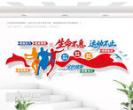 全民健身文化墙