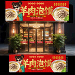 羊肉泡馍门头
