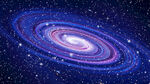 唯美螺旋星系宇宙星空
