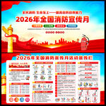 2026年消防日宣传栏