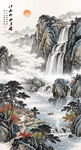 玄关山水装饰画