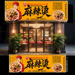 麻辣烫门头