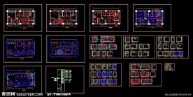 美容院装修施工图