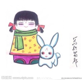 大阿福 兔宝宝女孩第二集