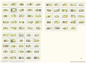 多张客厅主墙装修图纸