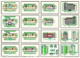 办公大楼建筑施工套图