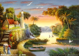 油画风景