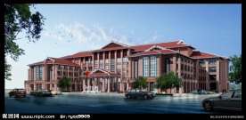 酒店模型 建筑效果图