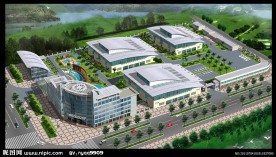 厂房鸟瞰 厂区鸟瞰