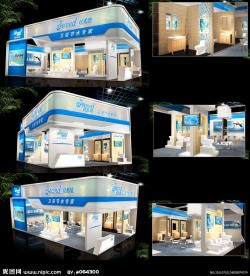 卫浴展台模型（无贴图材质）