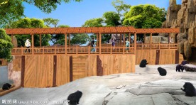 长廊通道效果图