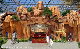 溶洞假山效果图