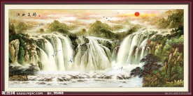 风景画 江山多娇