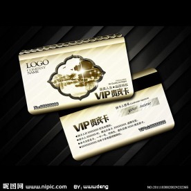 中国风VIP卡贵宾卡模板