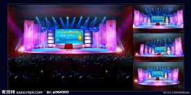 颁奖典礼舞台模型