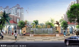居住区景观大门入口