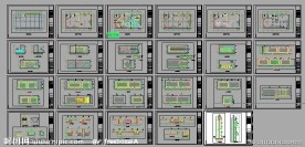 雷士照明 展厅装饰施工图